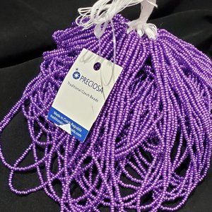 Preciosa Traditional Czech Beads - 11/0 - NWT- Purple- 6 Hanks (8 oz)